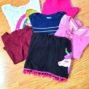 Lot of 3T/4T Girl's Long Sleeve Shirts